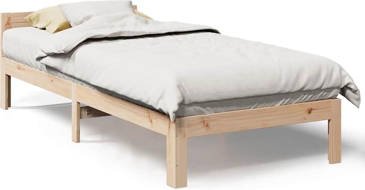 Image du produit VidaXL Lit en bois massif sans matelas 80x200 cm en pin Cadre de lit (80 x 200 cm)