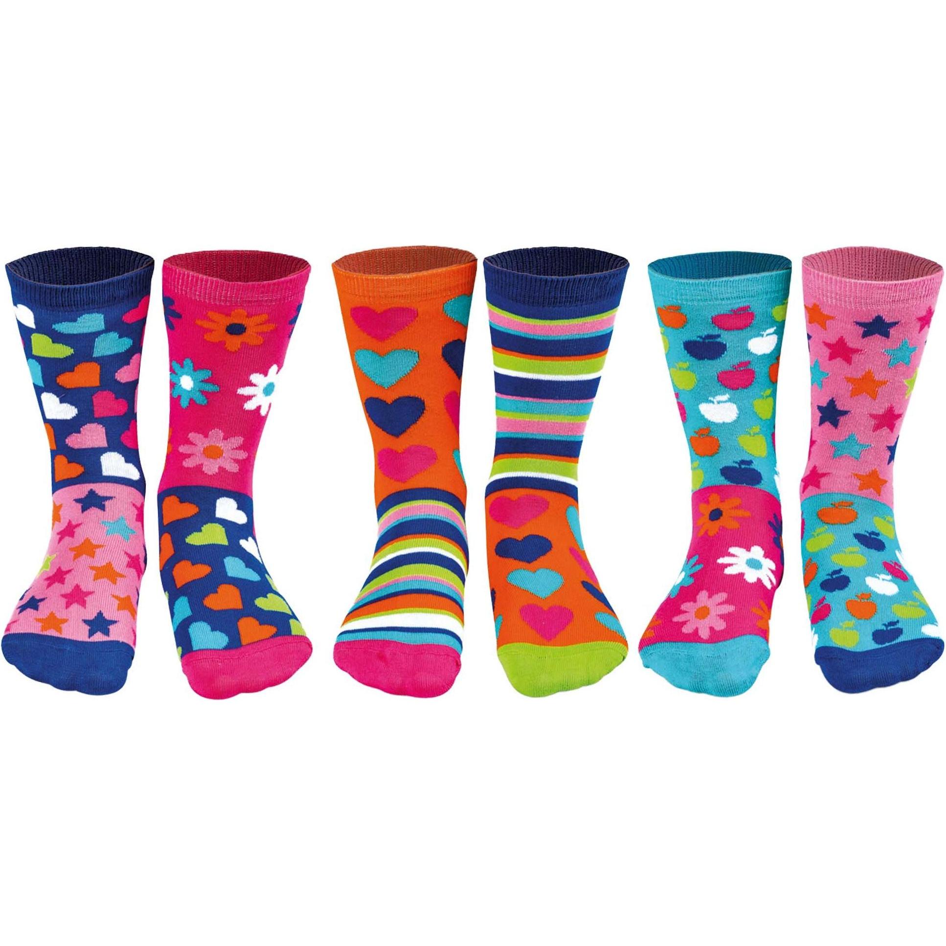 United Oddsocks, Mädchen, Socken, Kids, Mehrfarbig, (Einzelpack, 30 - 38)