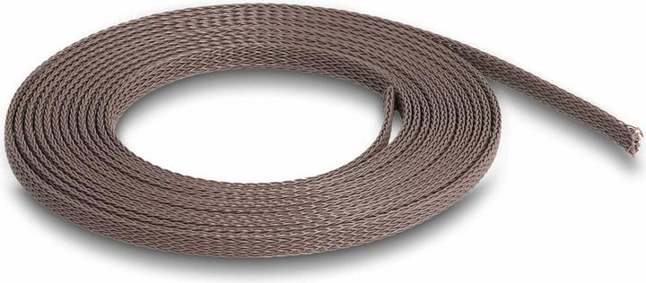 Produktbild Delock Geflechtschlauch nagerfest, 2 m x 3 mm Braun (Kabelschlauch, 200 cm)