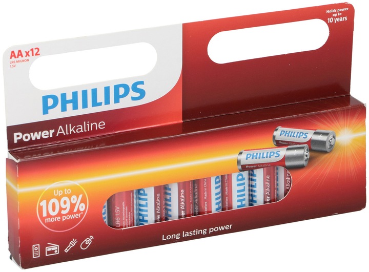 Produktbild Philips Power Alkaline (12 Stk., AA)
