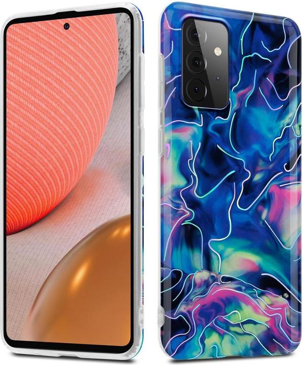 Image du produit Cadorabo Couverture IMD TPU Marbre coloré (Samsung Galaxy A72)