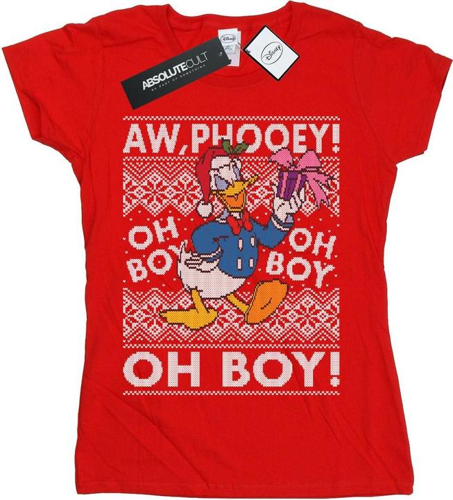 Produktbild Disney Donald Duck Christmas Fair Isle TShirt (M)