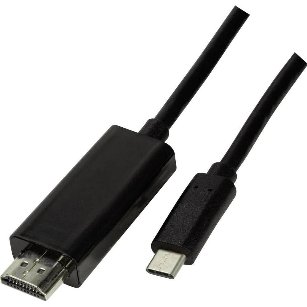 Thumbnail - LogiLink USB Typ C — HDMI (Typ A) (3 m, HDMI), Video Kabel
