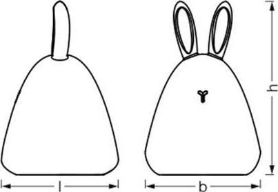 Image du produit Osram NIGHTLUX TOUCH RGBW Rabbit USB