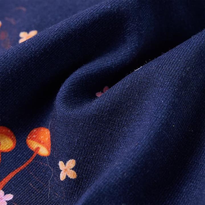 Produktbild vidaXL Kinderkleid Marineblau 104,Material: 92 % Baumwolle. 8 (104)