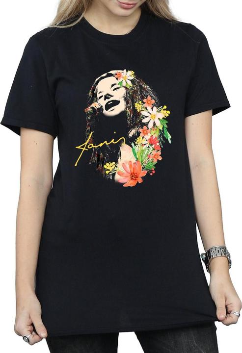 Image du produit Janis Joplin - T-shirt FLORAL PATTERN - Femme (XL)