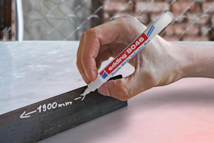 Image du produit Edding Marqueur permanent Ready White Industry Pen E-8046 (Blanc, 3 mm, 1 x)