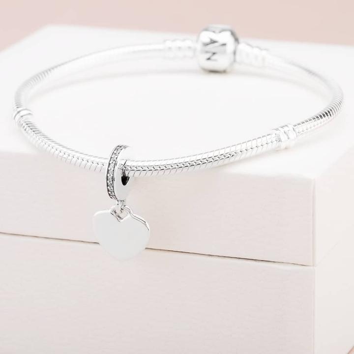 Image du produit Pandora Coeur gravé (Zirconium cubique)