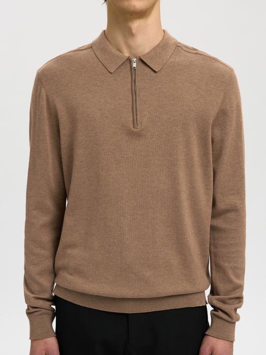 Produktbild Selected Strick Langarm-Poloshirt (M)