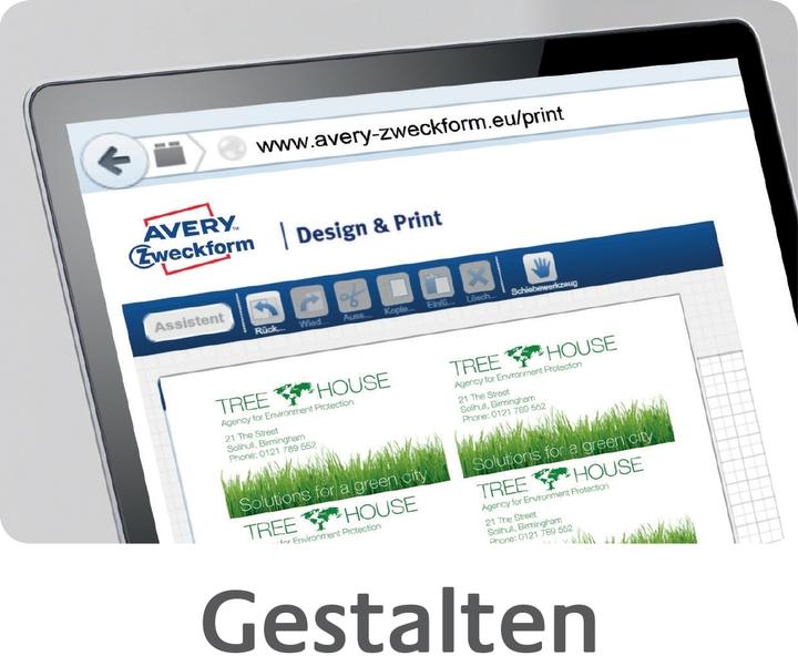 Productafbeelding Avery Premium visitekaartjes, gladde randen, 85x54mm (220 g/m², 500 x, 8,5 x 5,4 cm)