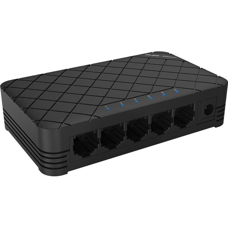 Ruijie SWITCH REYEE RG-ES05G 5-PORT 10/100 MBPS DESKTOP SWITCH (5 Ports), Netzwerk Switch, Schwarz