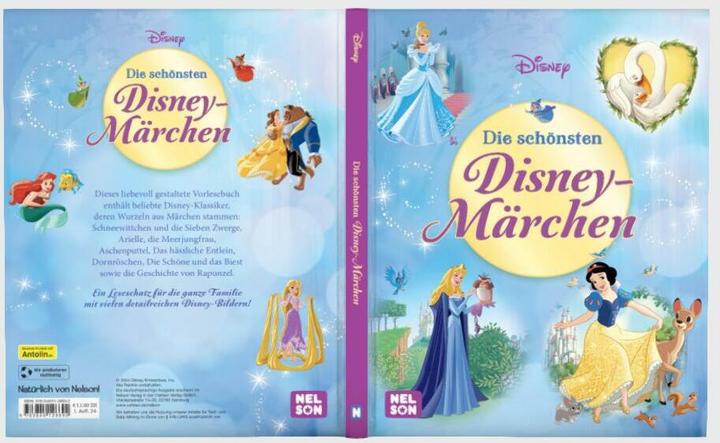 Actual product image Disney Vorlesebuch: Die schönsten Disne (German, Constanze Steindamm, Walt Disney, 2024)