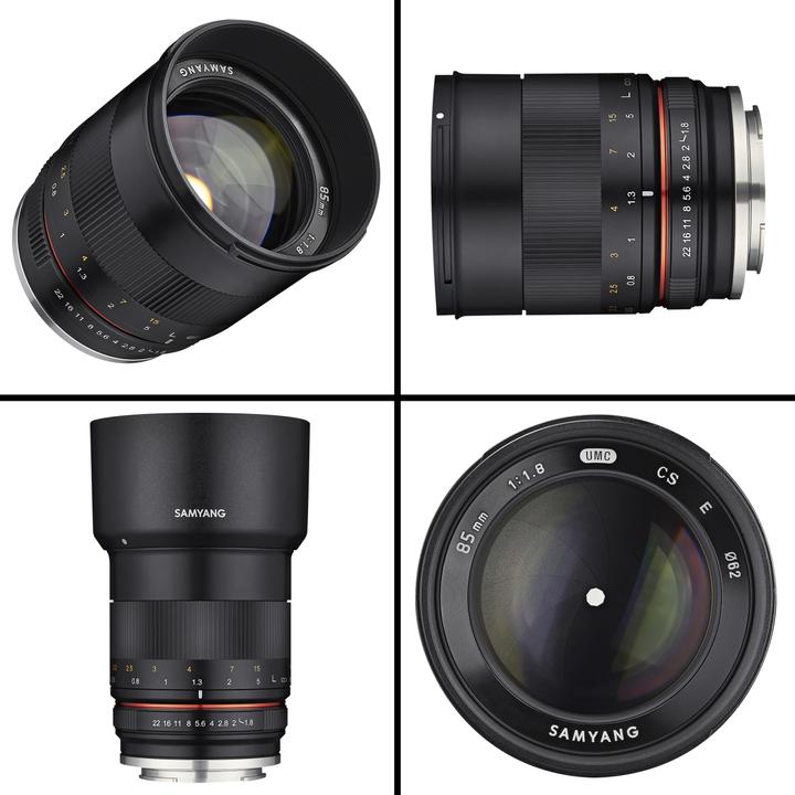 Actual product image Samyang 85mm F1.8 Fuji X (Black) (Fujifilm X, APS-C / DX)