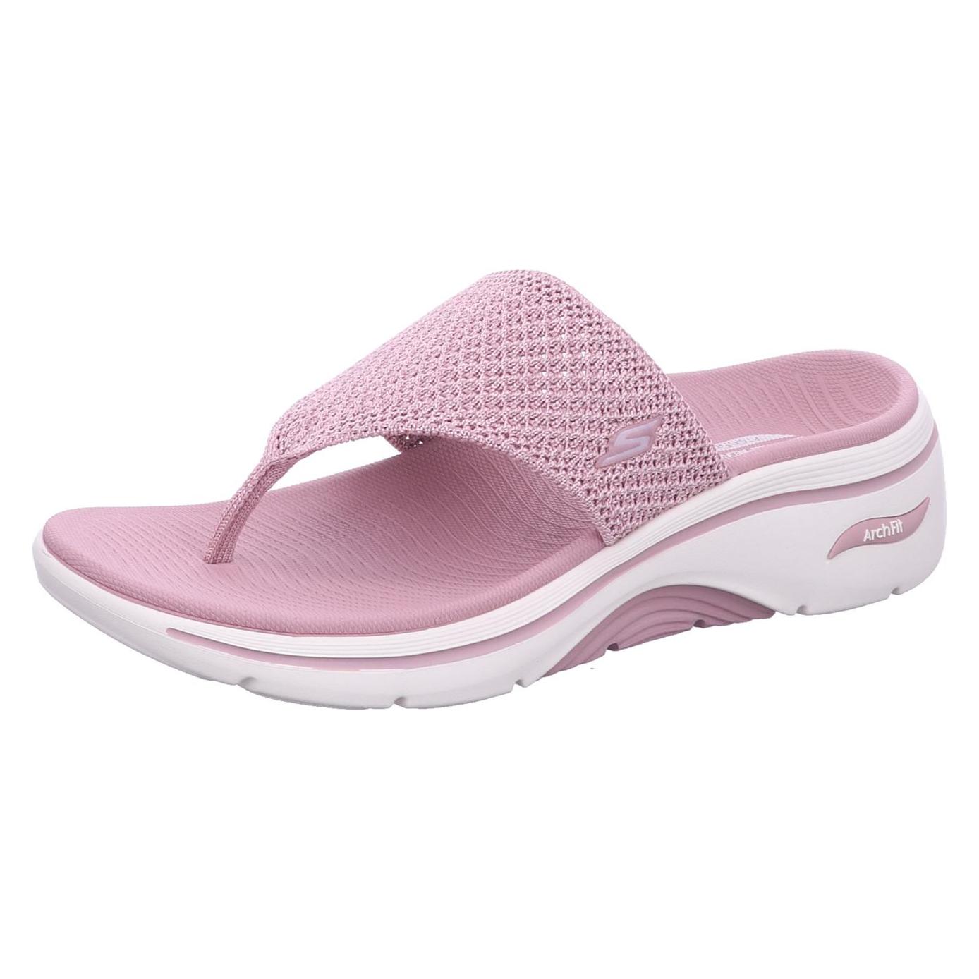 Skechers, Damen, Sandalen, Go Walk Arch Fit 2.0 Sand - Carrie 140861 Mve, Rot, Violett, (37)