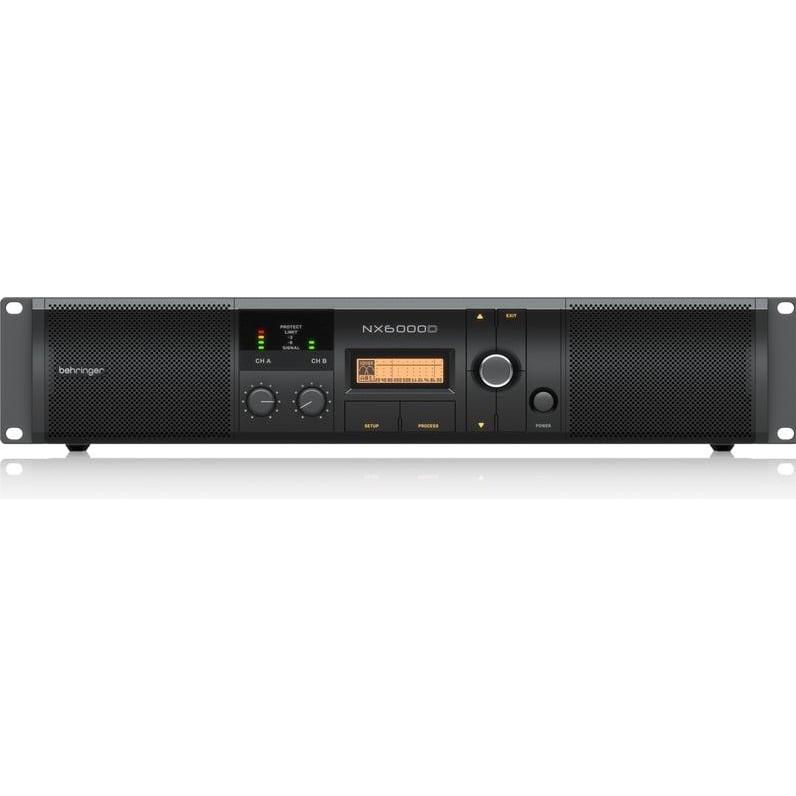 Behringer NX6000D amplificatore audio 2.0 canali Home Nero (Amplificatore a tubi), Amplificatore stereo, Nero