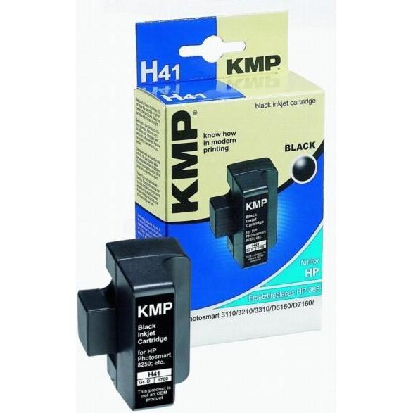 Thumbnail - KMP, Druckerpatrone, Tinte ersetzt HP363 (C8721EE) (BK)