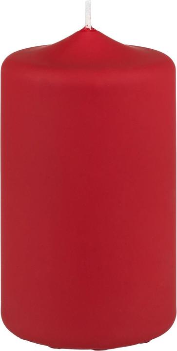 Produktbild Herzog Kerzen Zylinderkerze Samt 12 x 7 cm, Rot matt (1 Stk.)