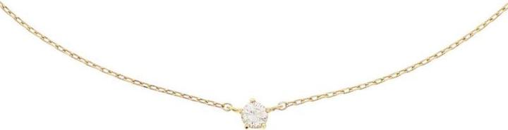 Actual product image Marie Celeste Chain Zirkonia 0.8 mm 40 + 4 cm - Gold
