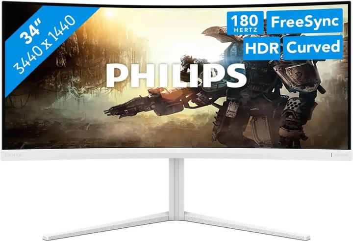 Productafbeelding Philips Evnia 34M2C5501A (3440 x 1440 pixels, 34")