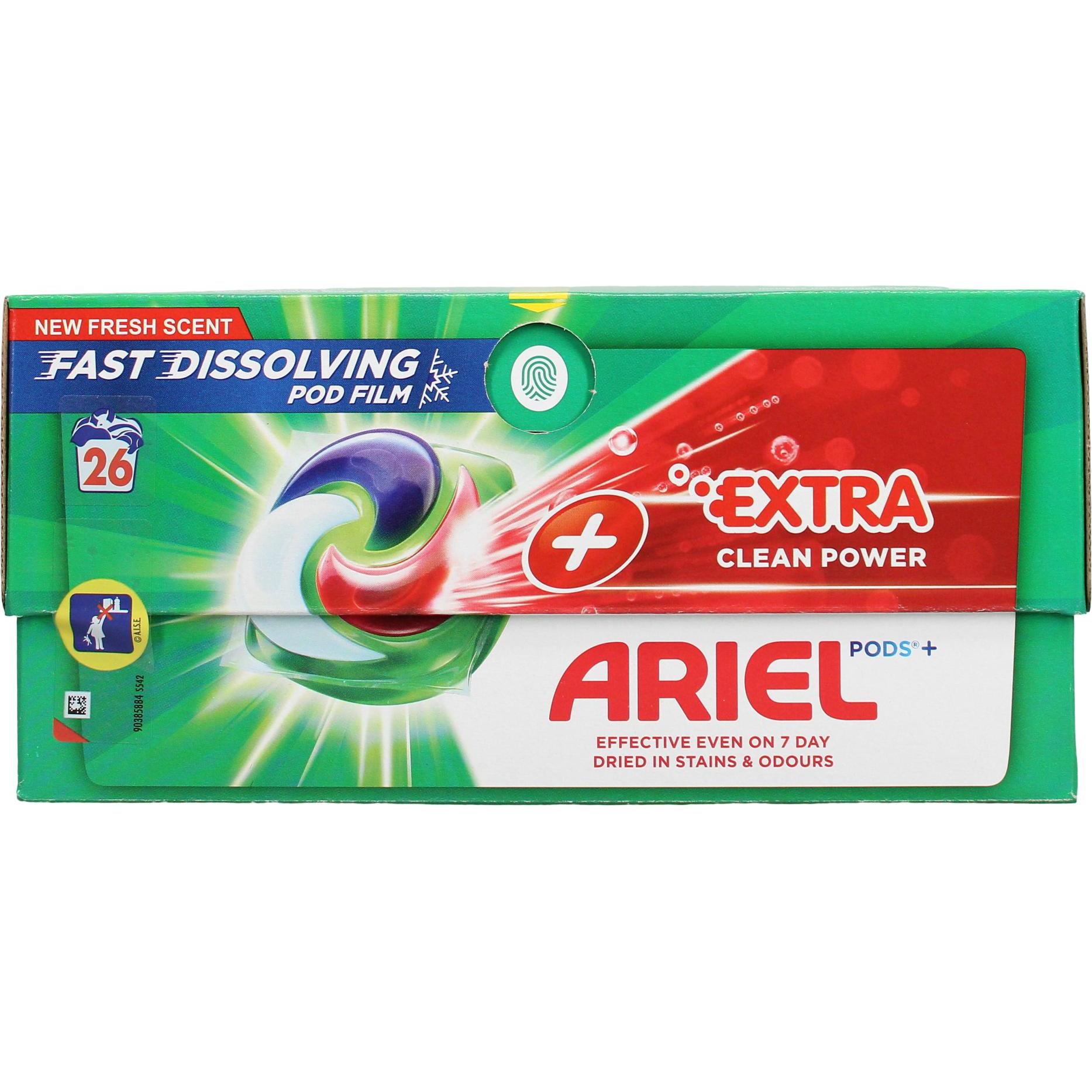 Ariel Tappi di lavaggio Extra Clean 26vnt, Bucato