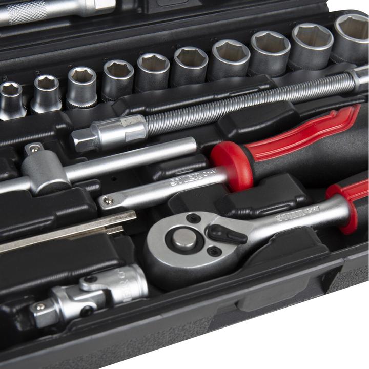 Actual product image Stier Socket spanner set 1/4" 48-piece