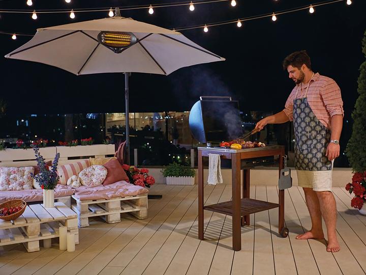 Produktbild Perel Terrassen-Strahler - zum Aufhängen - 2000 W (2000 W)