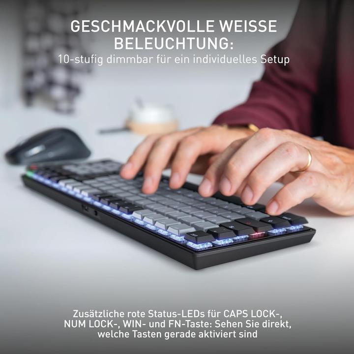 Produktbild CHERRY KW 550 MX LP (Deutschland, Kabelgebunden, Kabellos)