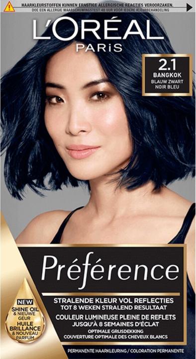 Produktbild L'Oréal Paris Loreal Paris Preference 2.1 Bangkok Blue Black Hair Color