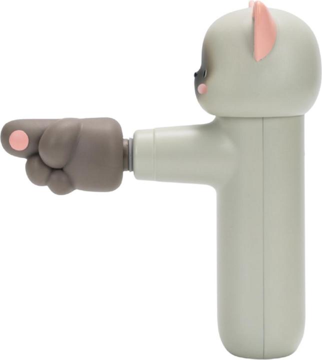 Actual product image 4smarts Mini massage gun ACECOOL Cat light gray (3 Steps)