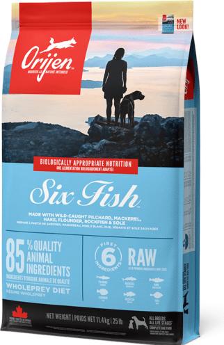 Actual product image Orijen 6-Fish (Adult, 1 pcs., 6000 g)