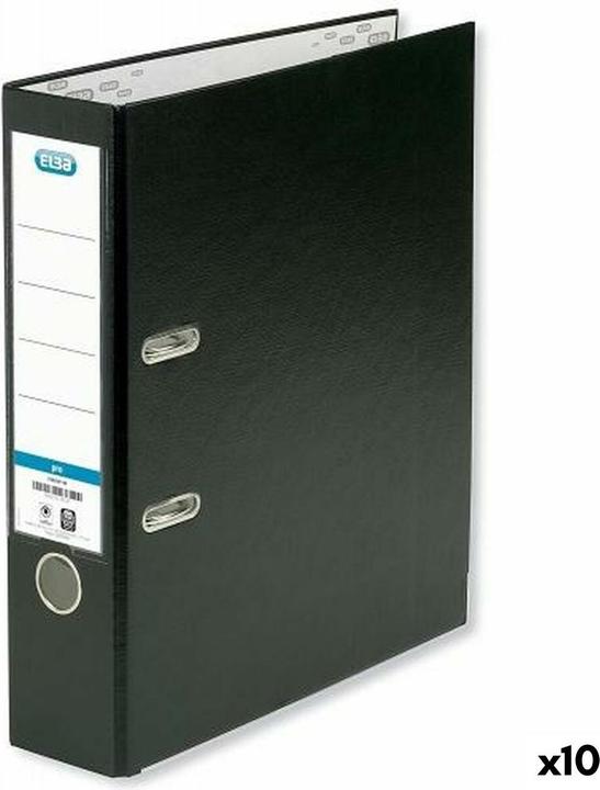 Image du produit Elba Boîte de classement à levier Noir A4 (10 pièces) (A4, 80 mm, 10 pcs)