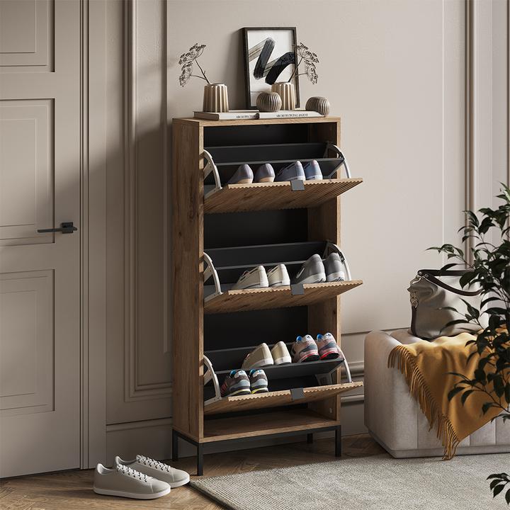 Produktbild Vicco Eliza mit 3 Klappschubladen (60 x 24 x 130 cm)