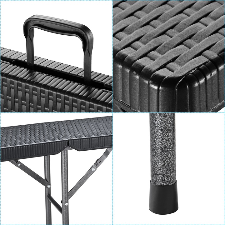 Immagine prodotto Casaria Set di 2 panche pieghevoli