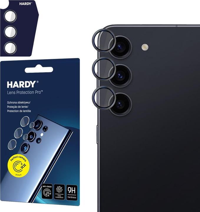 Actual product image 3MK HARDY Lens Protection Pro for Samsung Galaxy Z Flip 6 - Black (Samsung Galaxy Z Flip6)