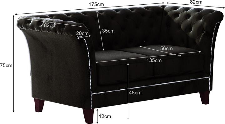 Actual product image Ropez Derby (2 person sofa)