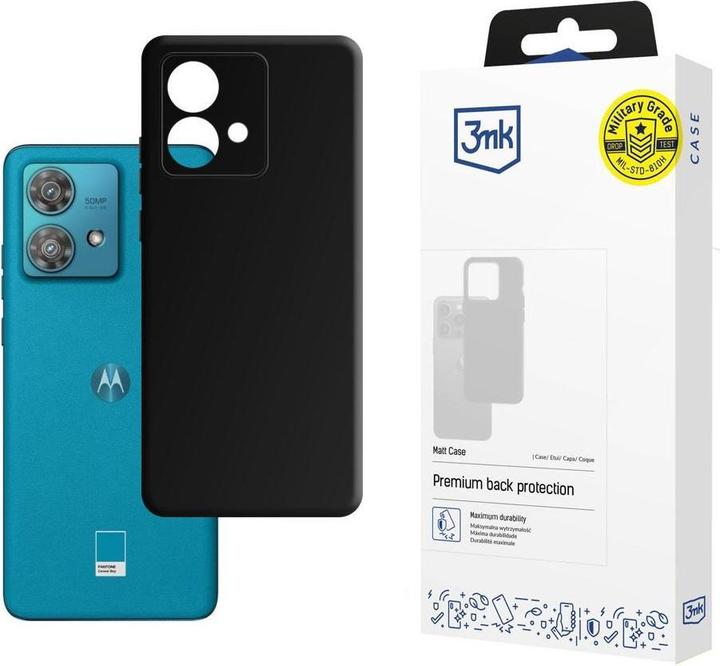 Produktbild 3MK Mattes Gehäuse für Motorola Moto G54 schwarz (Motorola Edge 40 Neo)