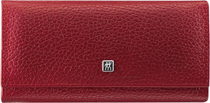Actual product image Zwilling Push-button case, 5 pcs | leather | red (97438-003-0)
