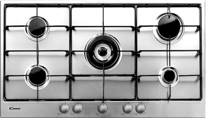 Actual product image Candy PG953/1SX Hob Stainless steel Built-in Gas 5 Cooker(s)