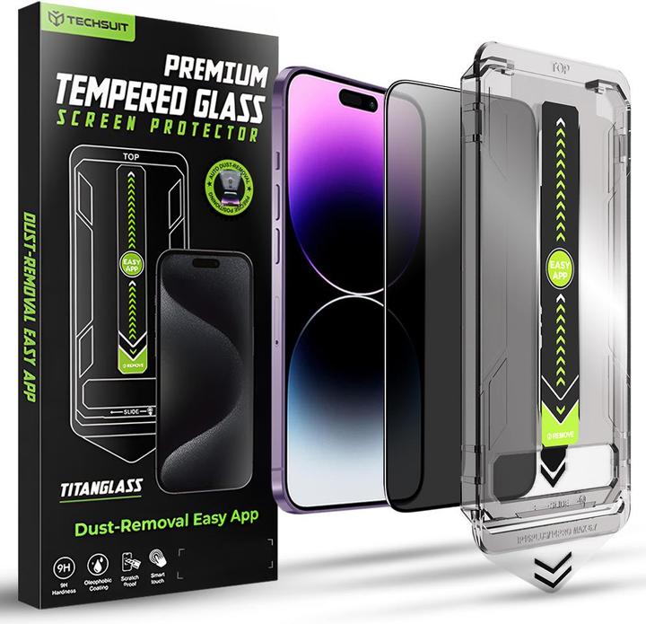 Actual product image Techsuit TitanGlass FullCover (Apple iPhone 14 Pro Max)