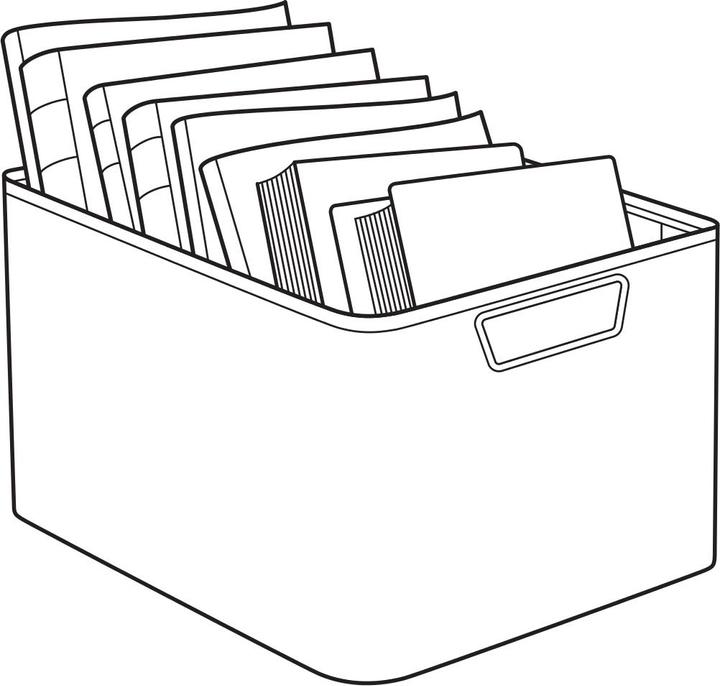 Actual product image Curver 3 STYLE S storage boxes cream 29.1 x 19.8 x 14.2 cm (29 x 20 x 14 cm, 3 l)