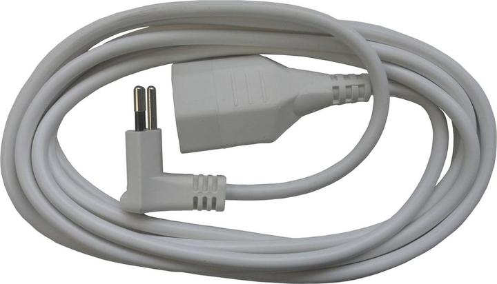 Image du produit Elbro Rallonge 2m Td 3×1mm² fiche coudée T12+prise T13 blanc (2 m)