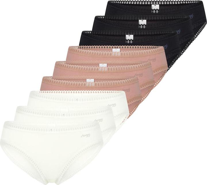 Braun, Creme, Schwarz