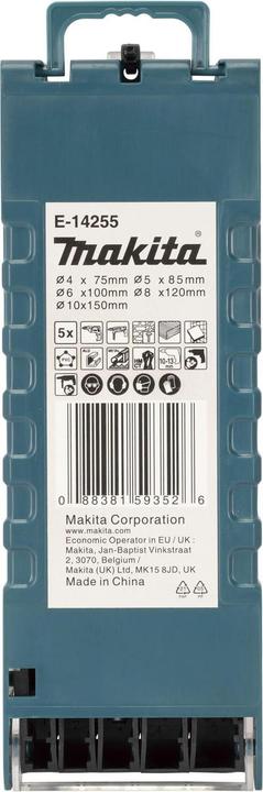 Actual product image Makita TCT Multi drill bit set 5 pcs. (10 millimetres, 4 millimetres, 5 millimetres, 6 millimetres, 8 millimetres)