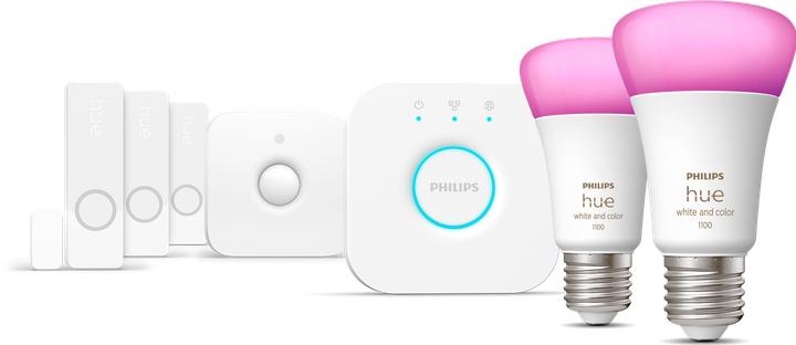 Image du produit Philips Hue Bundle de capteurs Secure (1100 lm, E27)