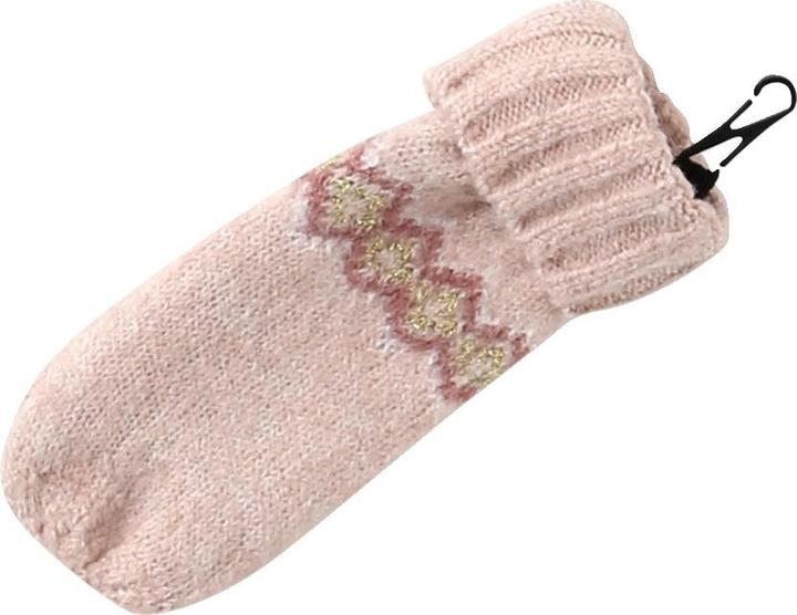 Actual product image Vertbaudet Mädchen Set: Mütze, Rundschal & Handschuhe mit Jacquardmuster und goldenen Details