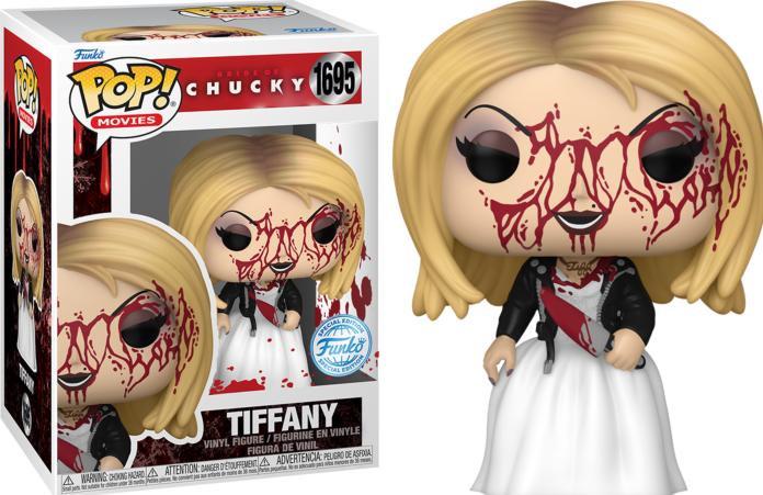 Actual product image Funko POP! Bride of Chucky - Tiffany (Battle Damaged) Exclusive