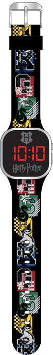 Actual product image Accutime LED kids clock Harry Potter (black), digital clock with LED display for time and date,... (Digital watch, 38 mm)