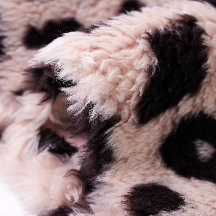 Actual product image VidaXL Children's coat faux fur light pink 128,outer material (128)