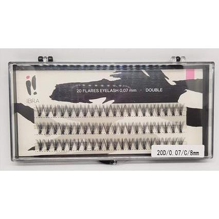 Ibra, Künstliche Wimpern, Tufts Of False Eyelashes 20 D-8Mm (Künstliche Wimpern)