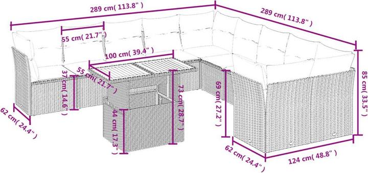 Produktbild vidaXL Mauri